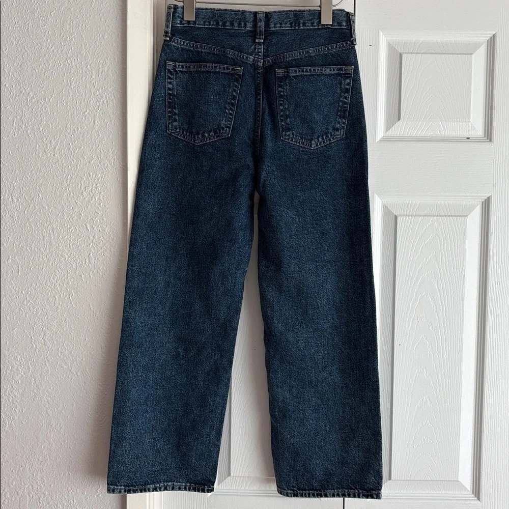 Old Navy Boys Medium Dark Blue Relaxed  Baggy Jeans